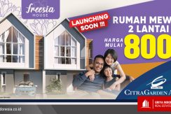 Fressia House Rumah MEwah 2 Lantai Ciputra