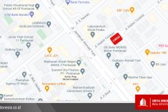 Peta Rumah Dijual Jl Kapten Tendean Pontianak Belakang KFC Ahmad Yani