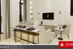 living room tipe 2 lantai