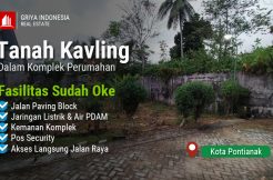 tanah kavling kota pontianak dalam komplek